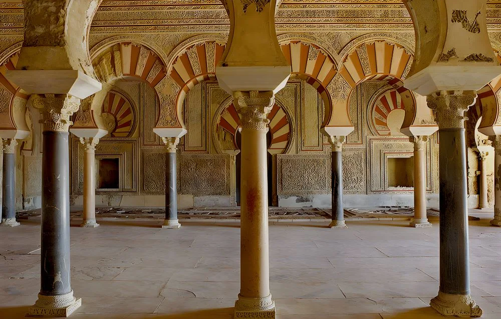 Interior of the Rich Hall of Medina Azahara.