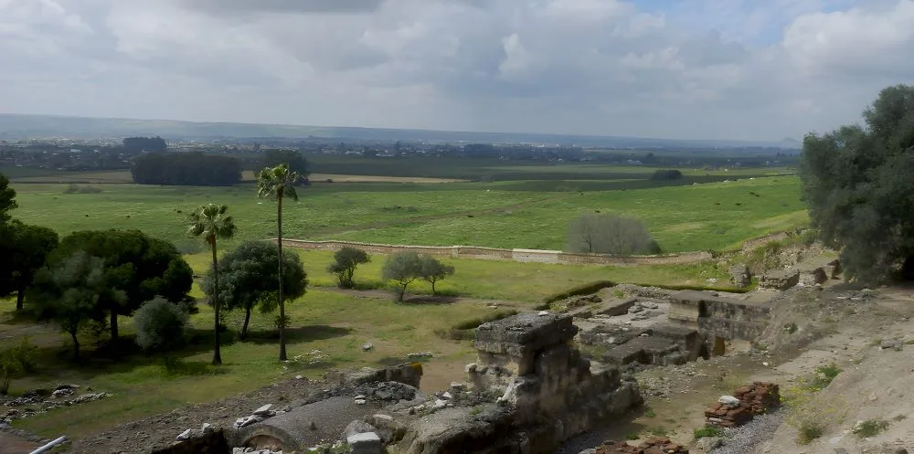 The Lower Garden of Medina Azahara. ©itinerartis.com