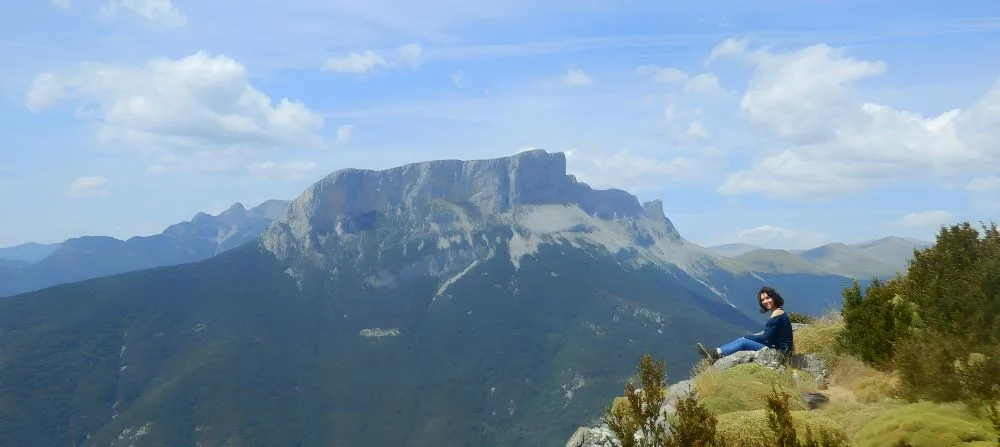 Tella, Huesca, Spain – The Land of the Witches, Impressive Landscape. The image showcases the breathtaking natural scenery surrounding the remote village of Tella in the Pyrenees.