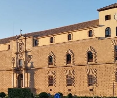 he Hospital of Tavera in Toledo, Spain, a grand 16th-century Renaissance building designed by Alonso de Covarrubias.