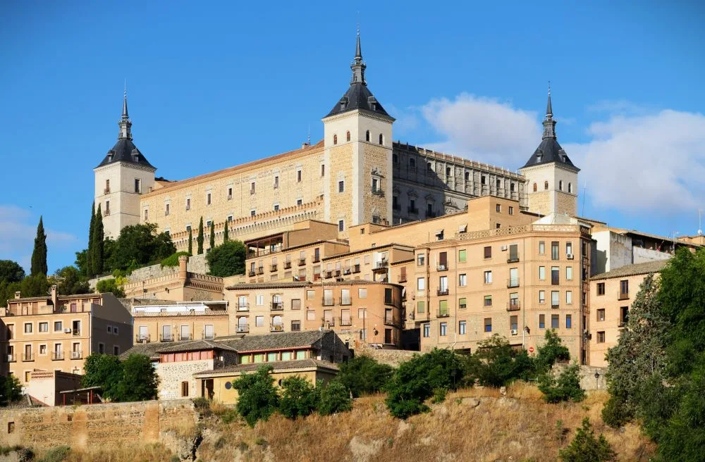 Standing tall over the city, the AlcÃ¡zar of Toledo is a testament to Spain's rich history â€“ a fortress of stories waiting to be discovered.