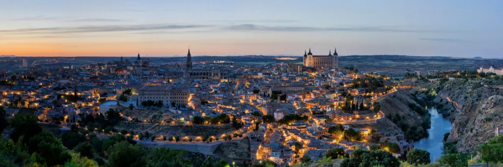 A Breathtaking Sunset Over Toledo: The Perfect Ending to a Day Trip in the Historic City of Three Cultures.
