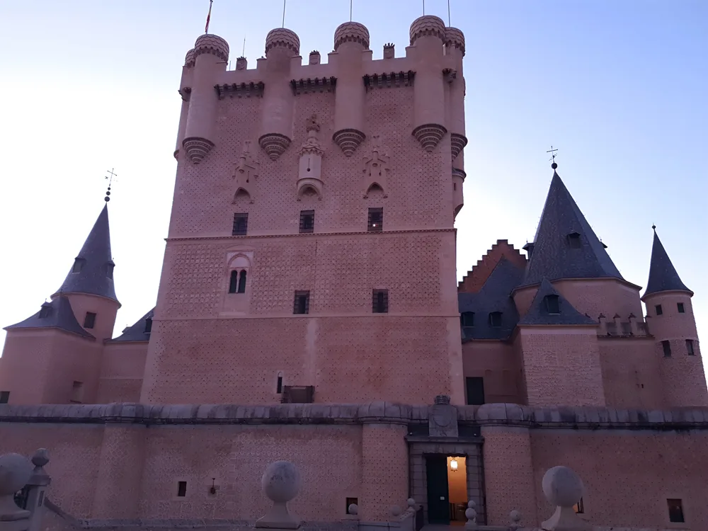 Standing tall through the ages, The Tower of Juan II at the Alcázar of Segovia whispers tales of medieval Spain's regal splendor.