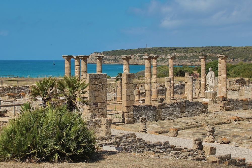 Architectural Majesty: The Basilica of Baelo Claudia, a testament to Roman engineering and a once-vibrant hub of judicial and administrative activity.