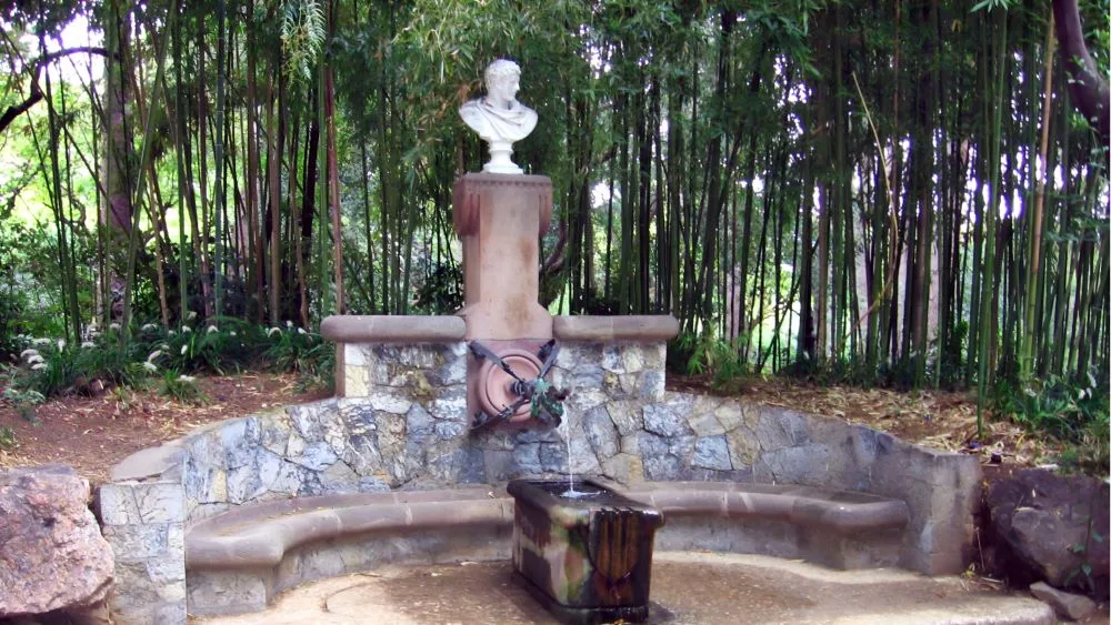 Antoni Gaudí: The Hercules Fountain at Palau de Pedralbes (1884) Barcelona.