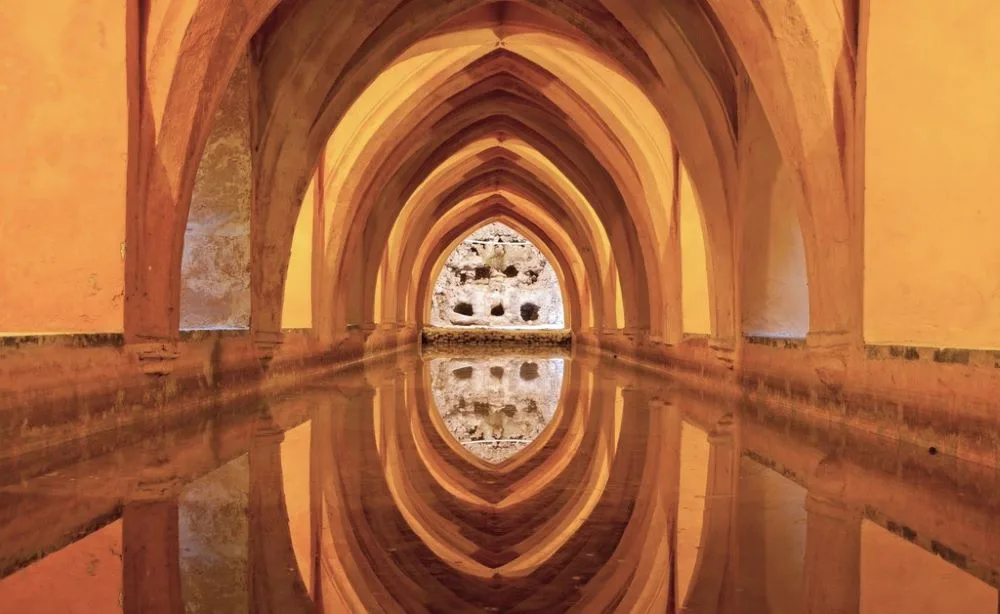 Baths of Doña María de Padilla of the Alcázar Gardens in Seville