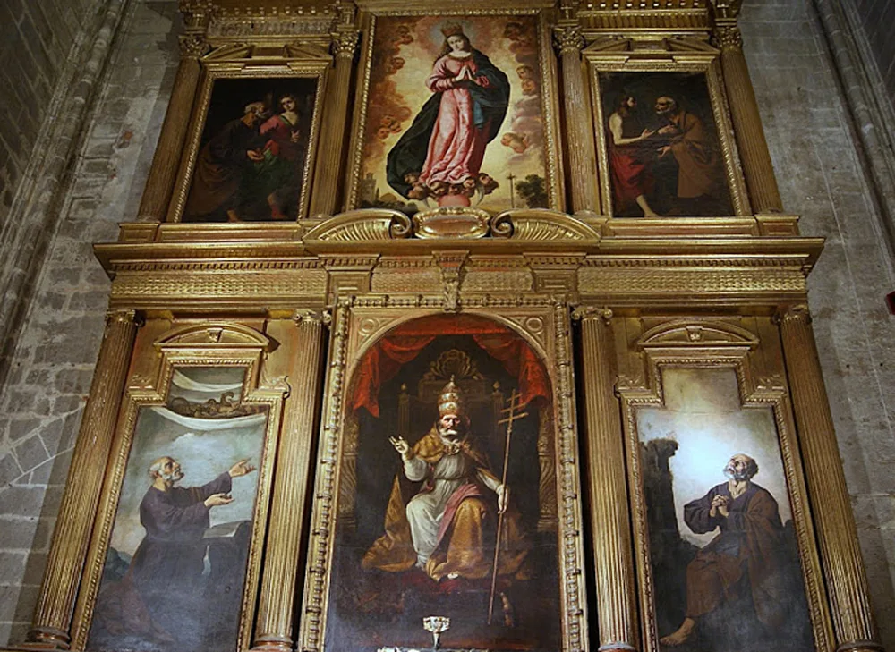 Francisco de Zurbarán: Altarpiece of St. Peter's Chapel (c. 1650) Seville Cathedral.