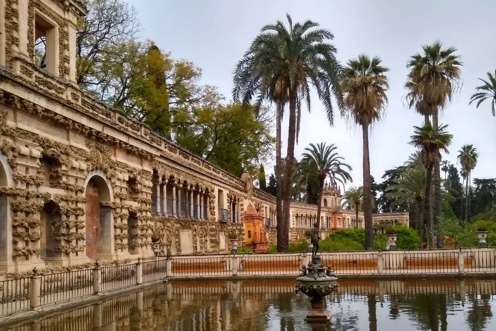 Mercury's Pond of the Alcázar Gardens in Seville