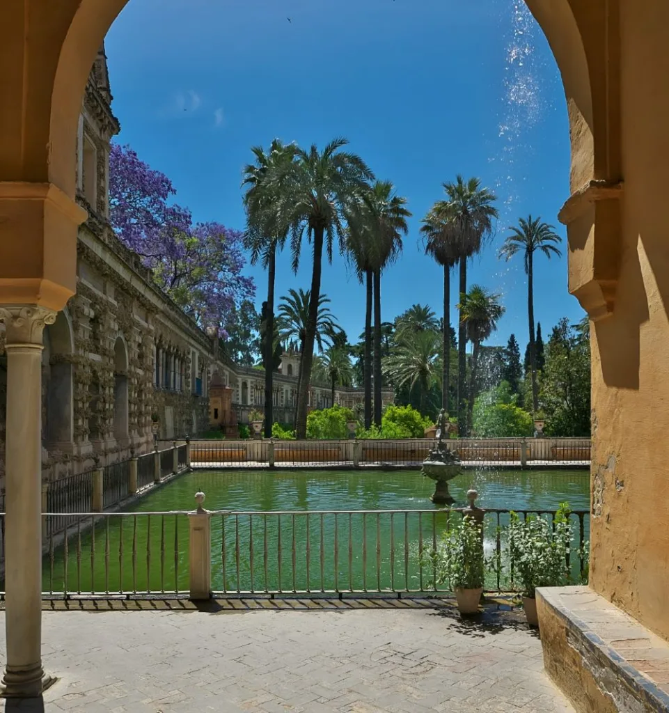 Alcázar Gardens in Seville