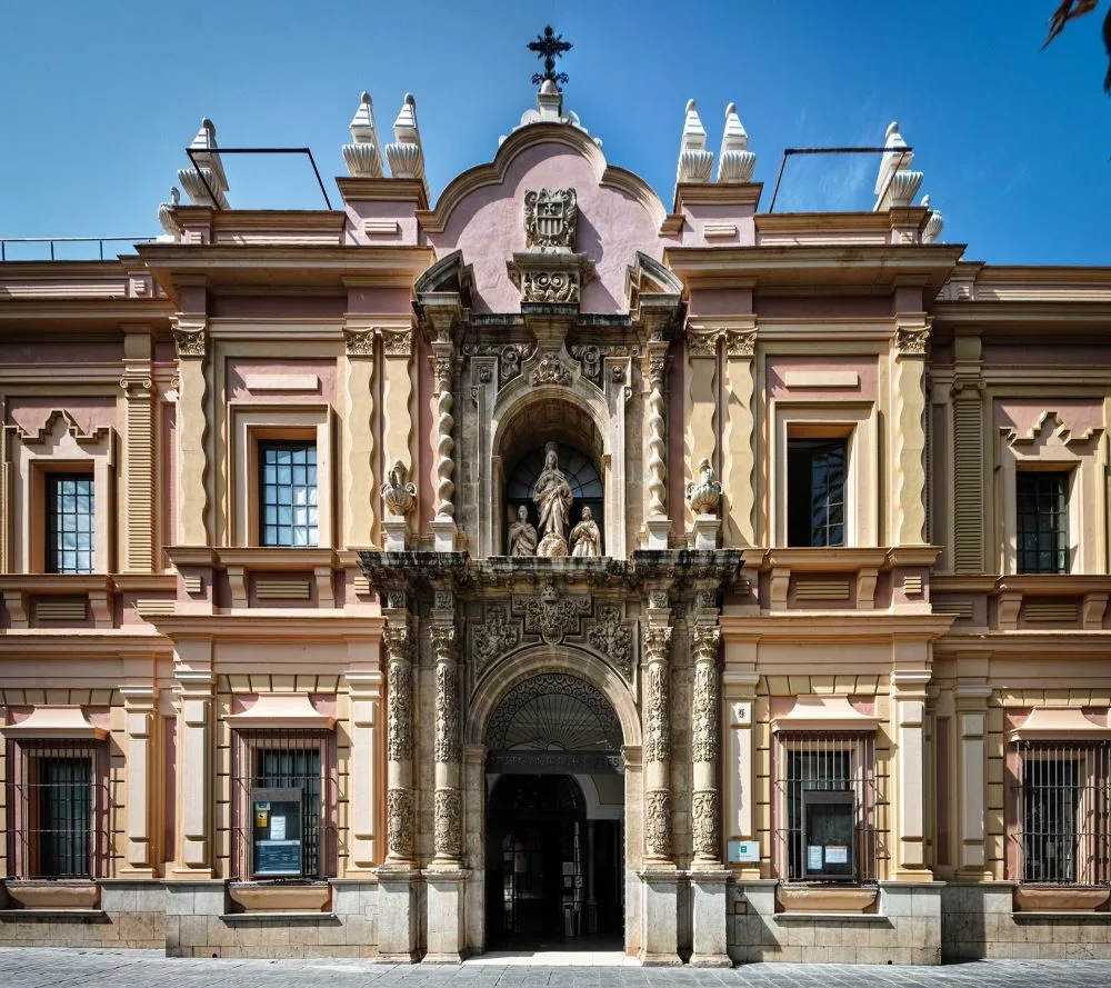 A Sanctuary of Splendor: The Museum of Fine Arts in Seville, a treasure trove of European masterpieces, housed within the serene walls of a former convent.