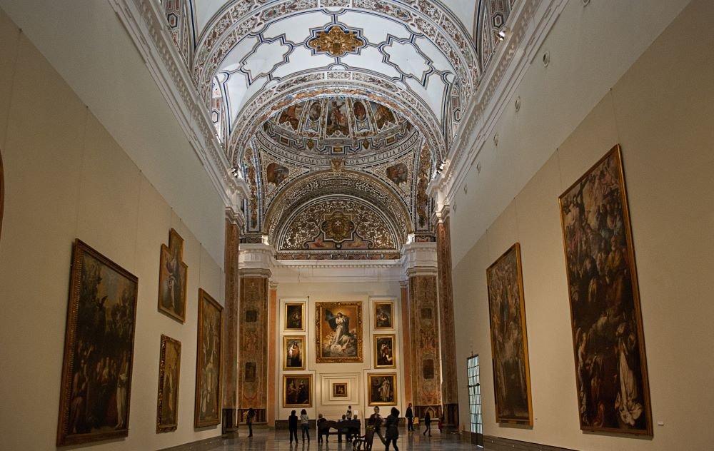 Exploring the Elegance: Inside the Museum of Fine Arts of Seville, a Treasure Trove of Artistic Wonders.