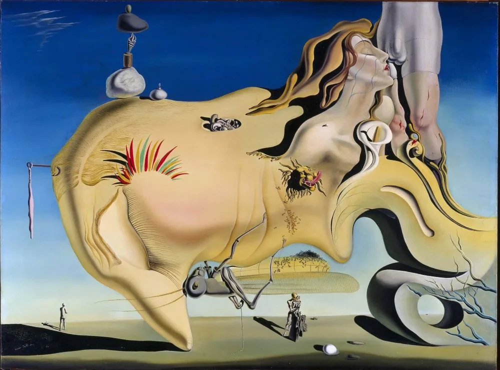 Salvador Dalí: The Great Masturbator (1929), oil on canvas, On display in: Room 205.13, Reina Sofía Museum, Madrid.