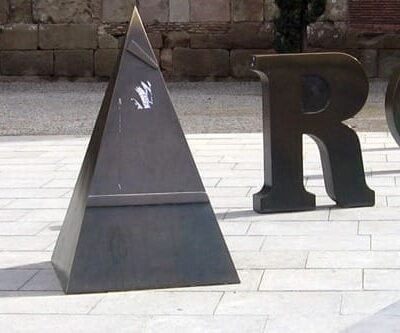 Joan Brossa: Barcino Sculpture (1994) Barcelona.