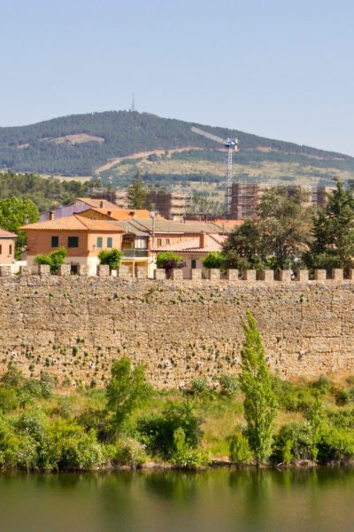 panoramic view of the city walls-Buitrago_del_Lozoya