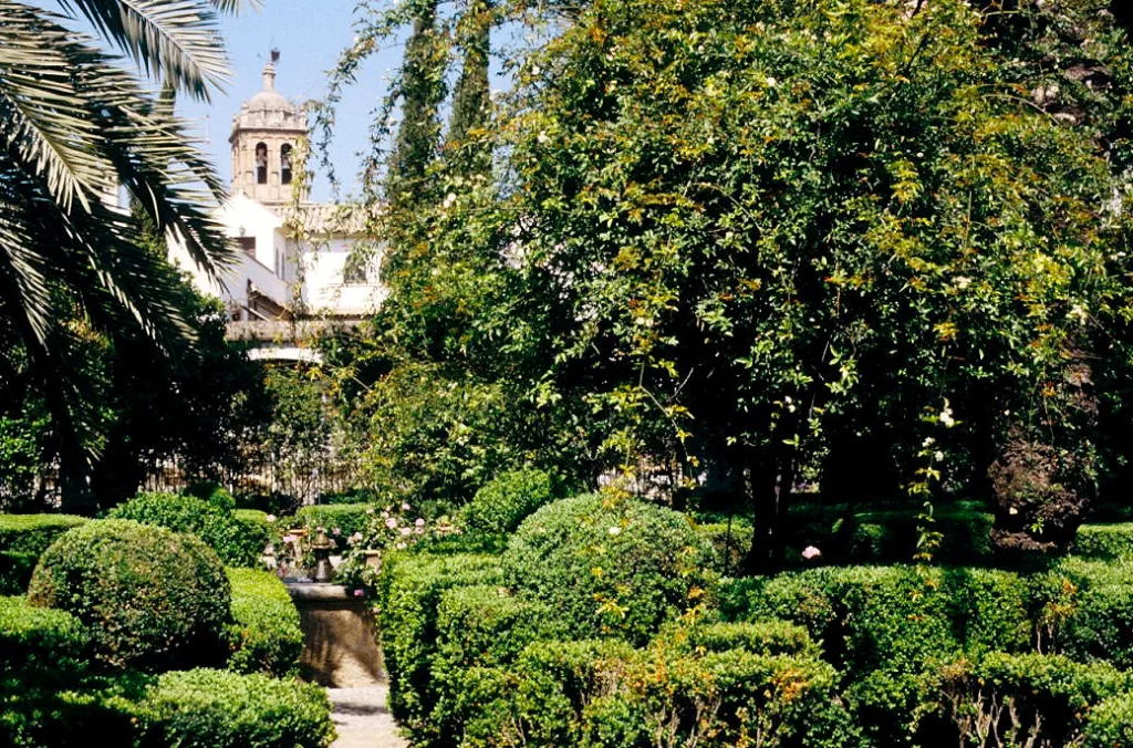 Gardens of the Viana Palace in Córdoba, Andalusia, Spain.