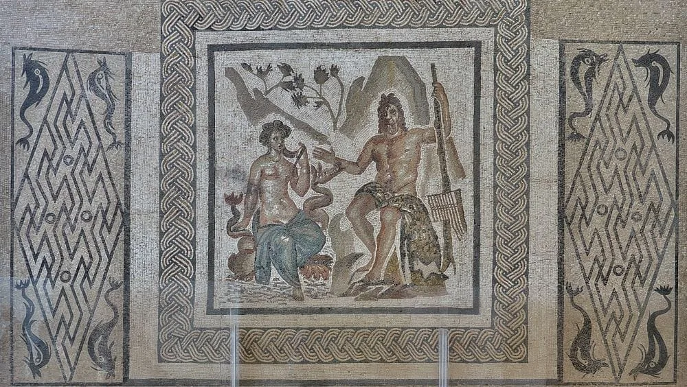 Polyphemus and Galatea Mosaic at the Alcázar of the Christian Monarchs, Córdoba
