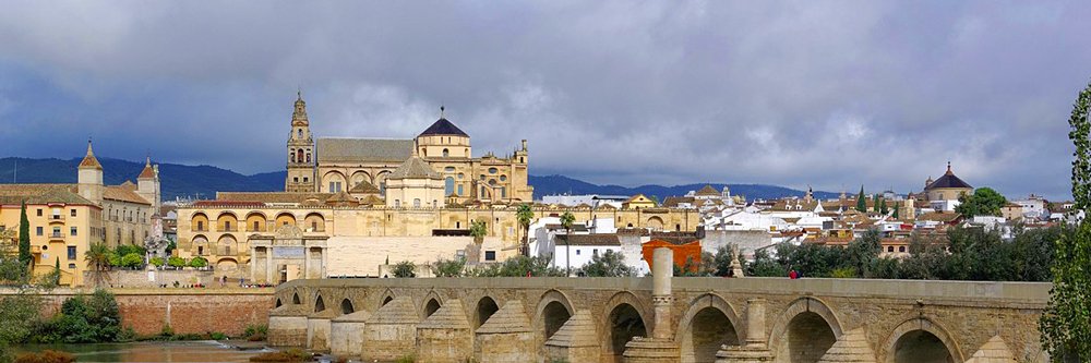 A serene day in Córdoba, Spain, where history and modernity blend under the warm sun.