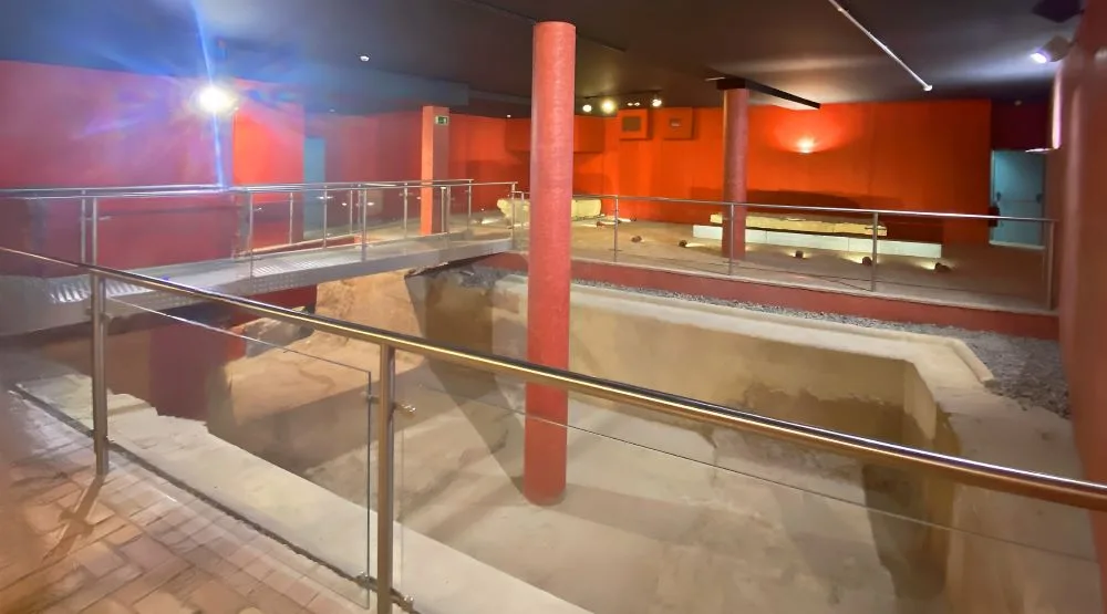Hidden Gems of Córdoba: Ancient Roman baths nestled beneath modern 'Bershka' store, revealing a subterranean legacy rarely seen by visitors.