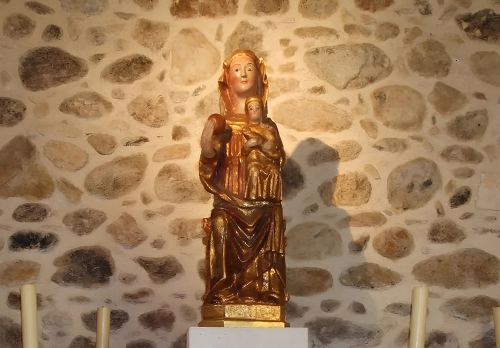 Venerated Vision: The Statue of Saint Anne at the Heart of Alameda del Valle's Cherished Pilgrimage