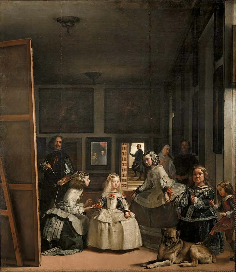 Diego Velázquez: Las meninas (c. 1656) oil on canvas, Room 012, Prado Museum's most famous paintings, Madrid.