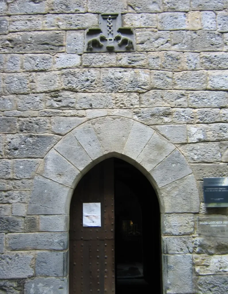 Saint House Entrance Door with Loyola Shield. Sanctuary of Loyola, Azpeitia, Gipuzkoa, Basque Country (Spain) (2007)