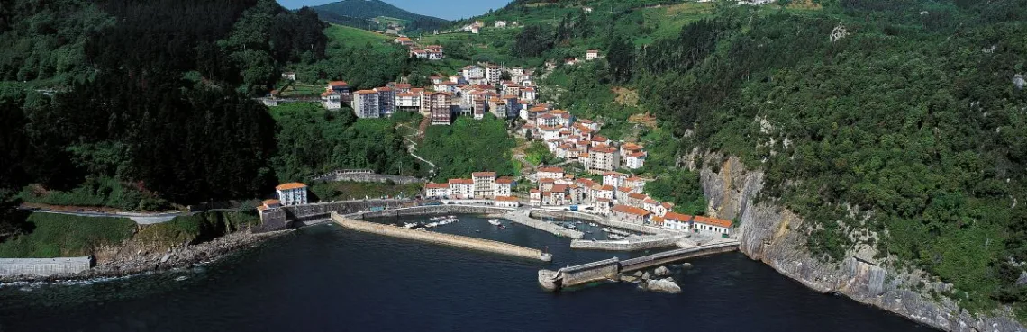 General view of Elantxobe village, Biscay, Basque Country [Photograph]. Credit: Eusko Jaurlaritza. Licensed under Creative Commons Attribution 3.0 Spain.