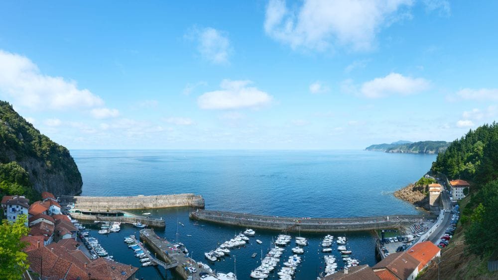 9.	Port - Elantxobe, Spain [Edited Photograph]. Credit Giorgio Galeotti. Licensed under Creative Commons Attribution-Share Alike 4.0 International.