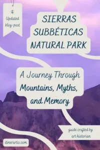 Sierras Subbéticas Natural Park, Spain - destination guide crafted by art historian