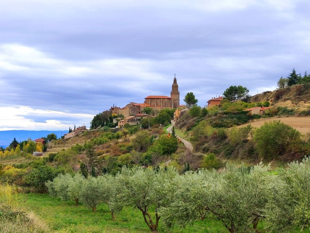 Labraza in Autumn, Álava, Spain [Photograph]. Credit: Mentxuwiki. Licensed under CC BY-SA 4.0.