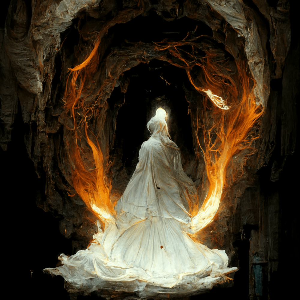 Mari, Basque Mythology Figure [AI-Generated Image]. Credit: Midjourney AI. Public domain.